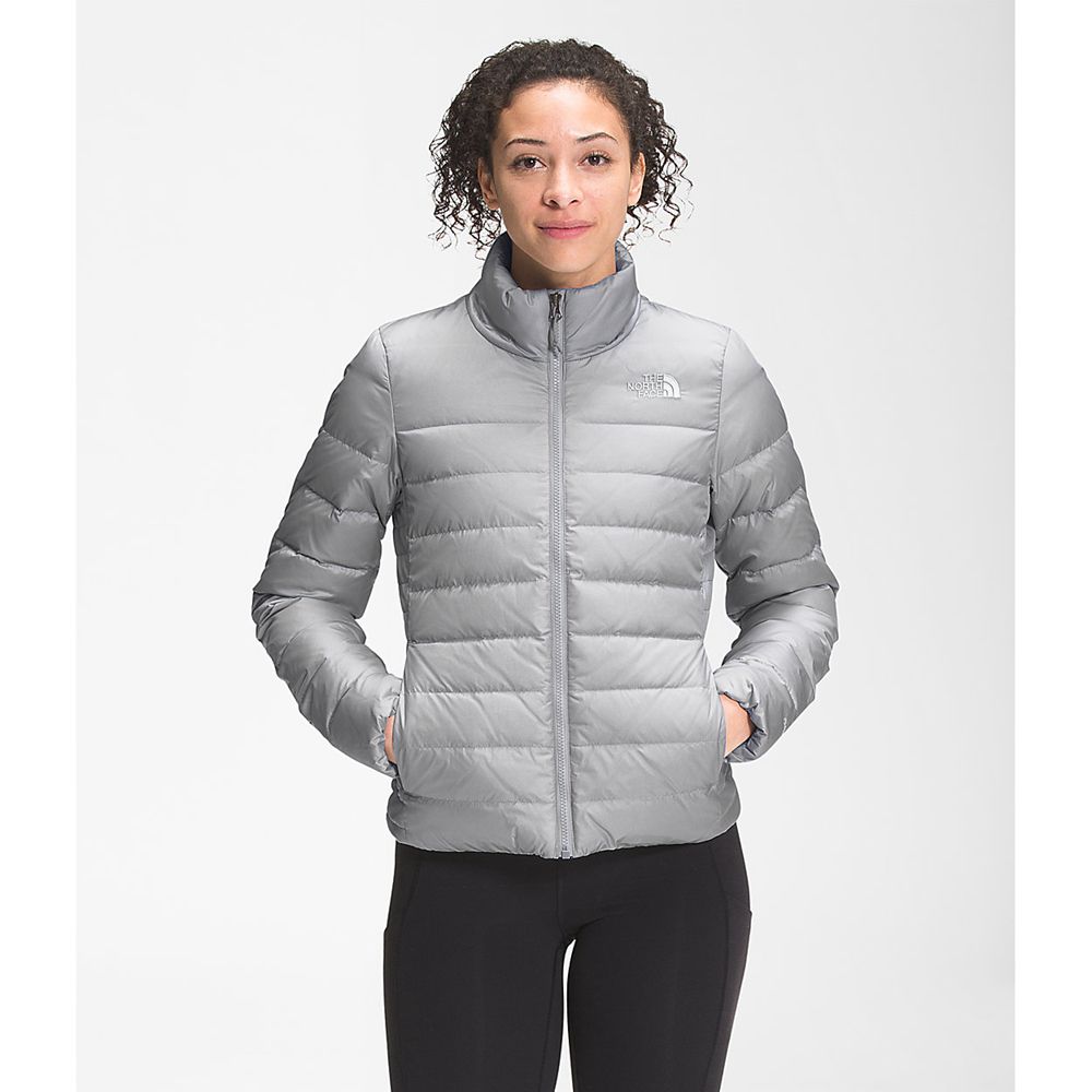 The North Face Puffer Jacket Womens Australia - The North Face Aconcagua Grey Hiking (IFK-537968)